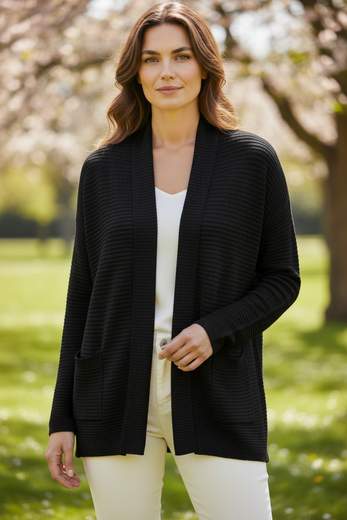 STILL Cardigan con Tasche