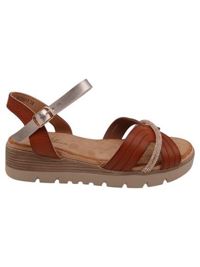 Sandali Donna Platform con Fasce Intrecciate