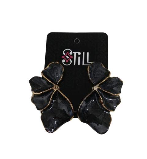 STILL Orecchini Donna a Fiore - Design Elegante Smaltato