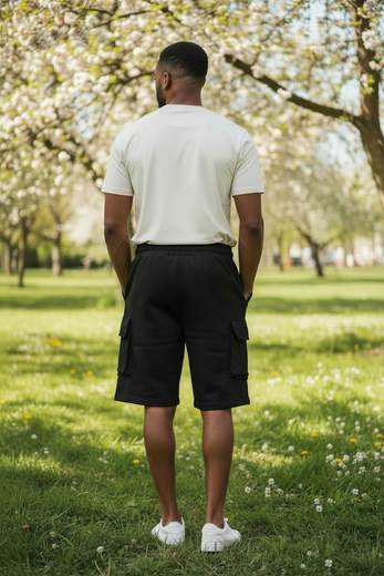 STILL Bermuda Cargo Uomo - Pantaloncini Tasche Laterali