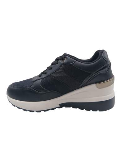 Sneakers Donna Platform Nere