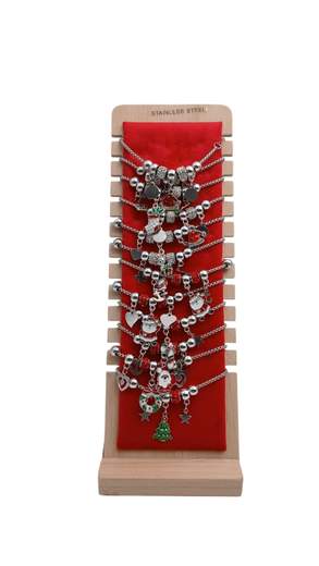 STILL BRACCIALI NATALE CON CIONDOLI