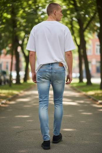 STILL Jeans Skinny Fit Denim Chiaro Elasticizzato