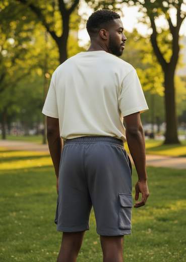 STILL Bermuda Cargo Uomo - Pantaloncini Tasche Laterali