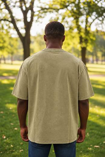STILL T-shirt Oversize Effetto Delavé Uomo