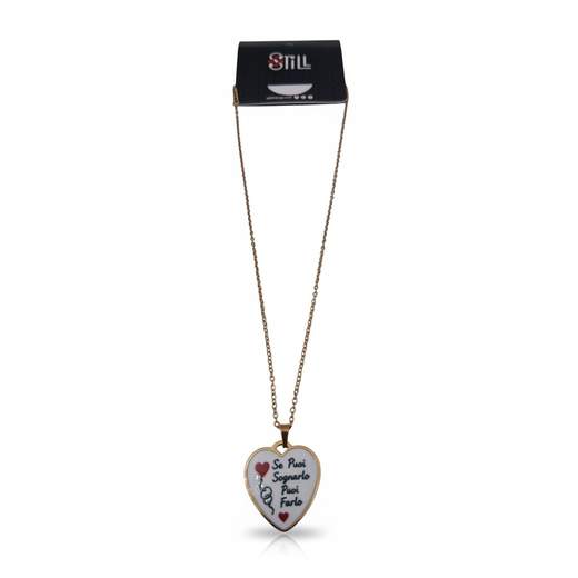 Collana Donna con Ciondolo Smaltato – Diverse Varianti