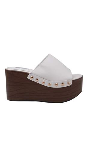 Sandali Sabot Donna con Zeppa Alta