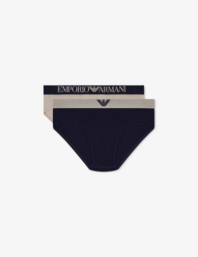 EMPORIO ARMANI Slip Uomo Firmati con Fascia Logata – Comfort e Stile