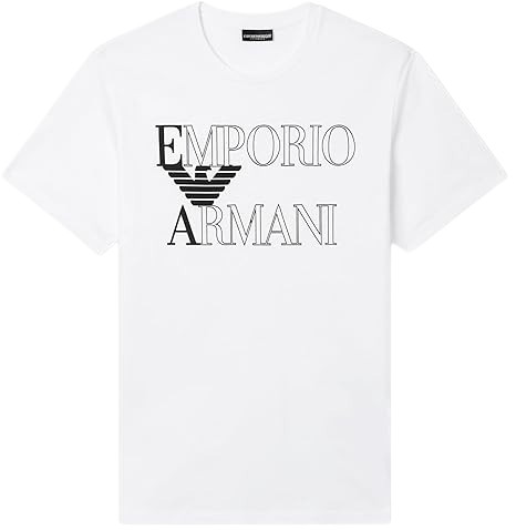 EMPORIO ARMANI T-shirt uomo Emporio Armani in cotone con logo frontale