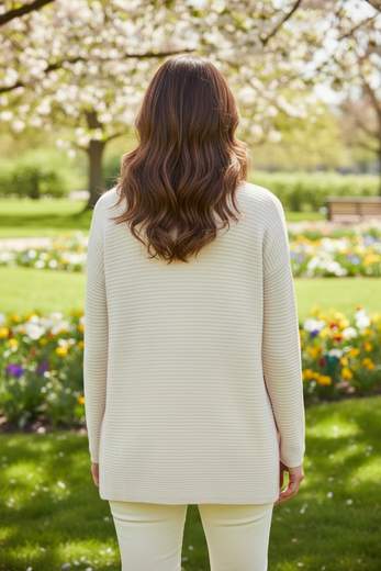 Cardigan Donna Lungo con Tasche