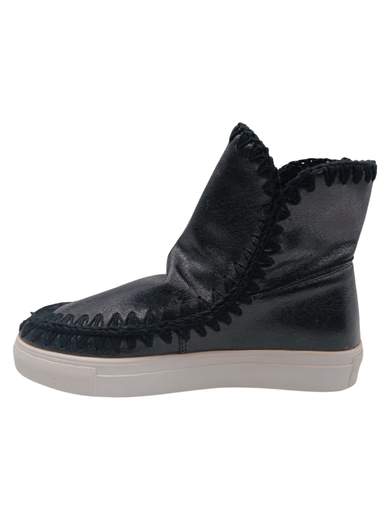 Stivaletti Donna Casual con Dettagli Intrecciati
