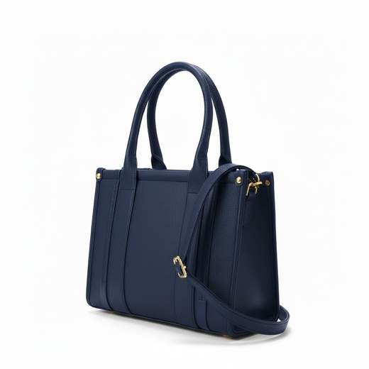 STILL Borsa Coconuda Donna Blu con Manici e Tracolla