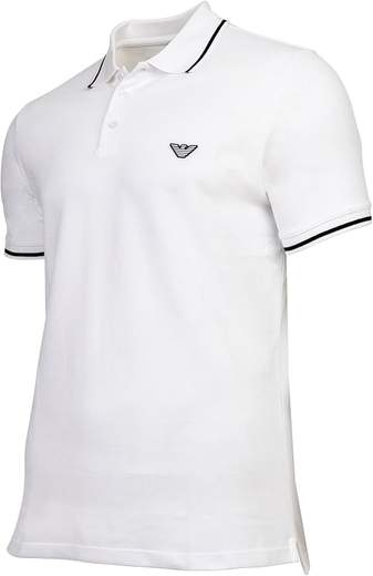 Polo uomo Emporio Armani in cotone piqué