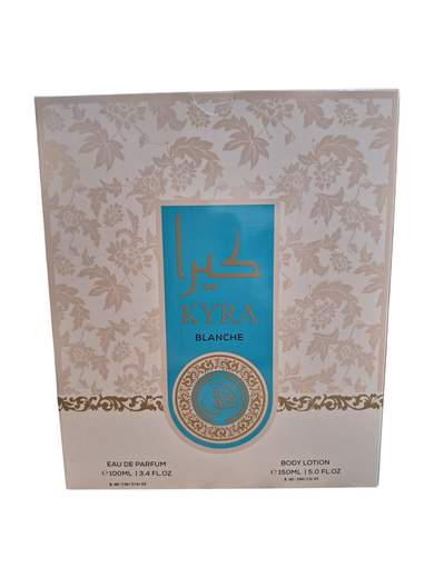 Profumi Arabi Cofanetto Profumo Donna Kyra Blanche Eau de Parfum 100 ml + Body Lotion 150 ml