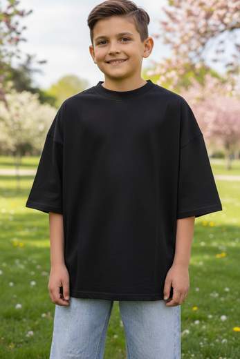 STILL T-Shirt Junior Oversize Nera "The Crown"
