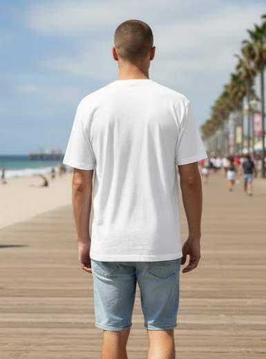 T-Shirt Uomo California Summer Adventure con Grafica Vintage