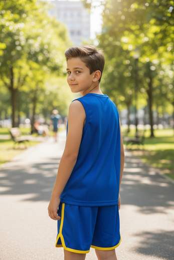 STILL Completo Basket Junior Canotta e Shorts Sportivo