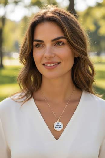 STILL Collana Donna con Ciondolo Smaltato