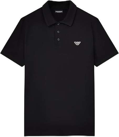 EMPORIO ARMANI Polo uomo Emporio Armani in cotone piqué con logo minimal