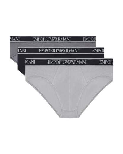 EMPORIO ARMANI Slip uomo Armani 3 pack: comfort stretch e stile distintivo