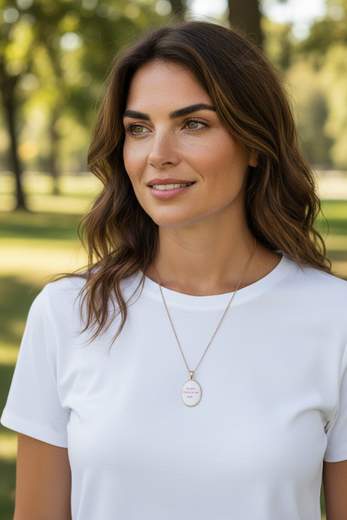 STILL Collana Donna con Ciondolo Smaltato
