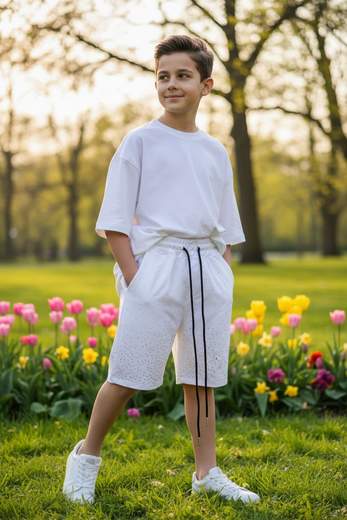 STILL Bermuda Junior Oversize | Shorts Bambino Casual