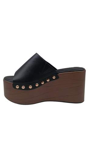 Sandali Sabot Donna con Zeppa Alta