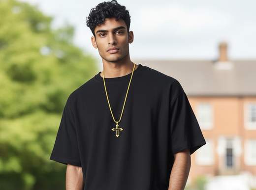 STILL COLLANA CROCE NERA