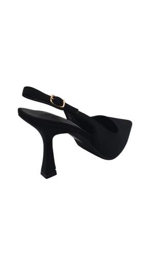 Décolleté Slingback Donna Nere – Eleganza Minimal