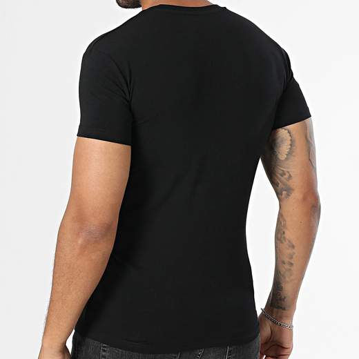 EMPORIO ARMANI T-shirt uomo Emporio Armani slim fit in cotone elasticizzato con logo stampato