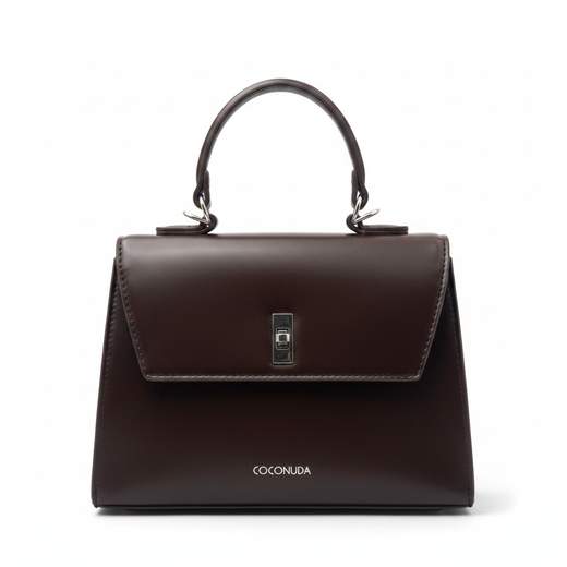 STILL Borsa Donna Coconuda a Mano Strutturata con Patta e Manico