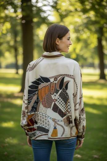STILL Camicia Fantasia Foulard Multicolore