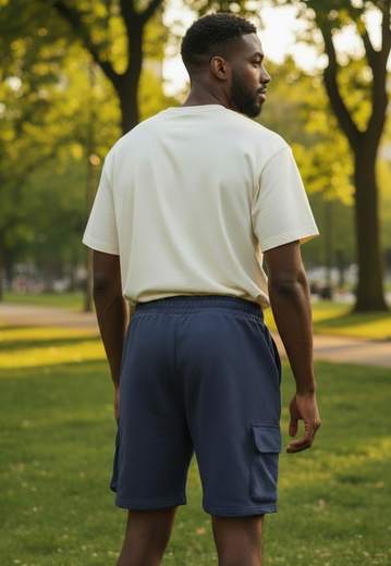 STILL Bermuda Cargo Uomo - Pantaloncini Tasche Laterali