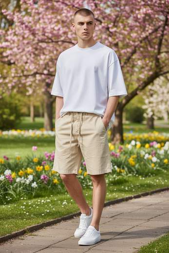 STILL Bermuda Uomo Casual con Coulisse – Shorts Estivi Comfort Fit