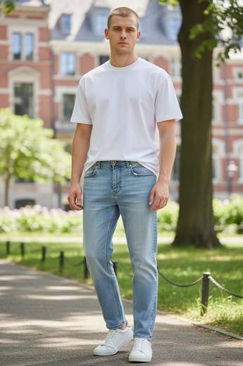 STILL Jeans Slim Fit Denim Chiaro – Comfort Stretch e Stile Moderno