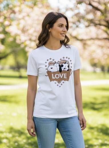 T-Shirt Donna con Stampa