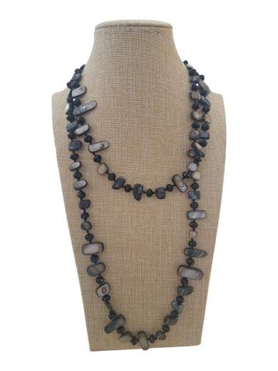 STILL Collana Donna Lunga Multistrato con Perline Colorate