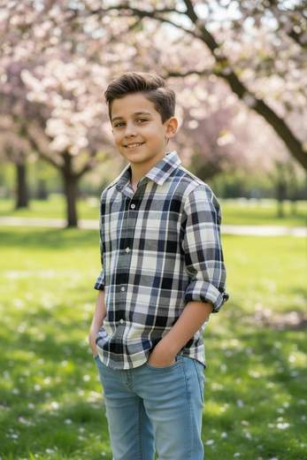 STILL Camicia Bambino a Quadri - Junior Casual