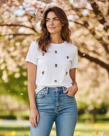 T-Shirt Donna con Stampa