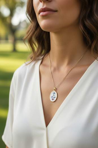 STILL Collana Donna con Ciondolo Smaltato