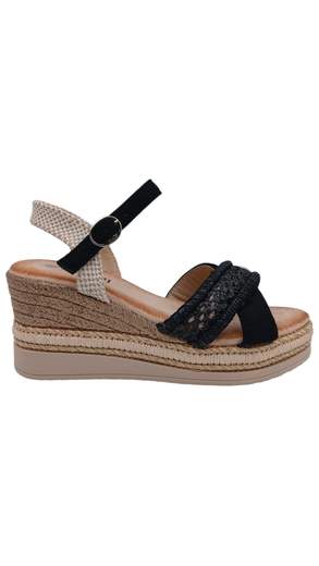 Sandali Donna Estivi con Zeppa Comfort e Cinturino