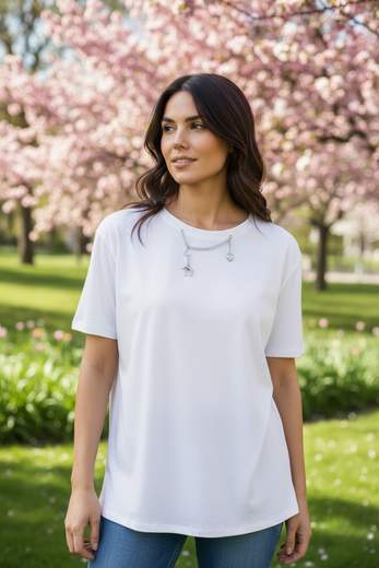 STILL T-shirt Donna Basic – Maglietta Manica Corta Vestibilità Morbida