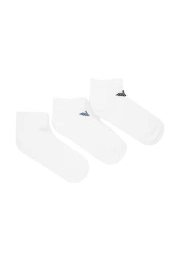 EMPORIO ARMANI Calzini Emporio Armani Uomo 3-Pack Cotone Stretch – Calze Corte