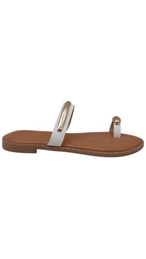 Sandali Infradito Donna con Dettaglio Metallico