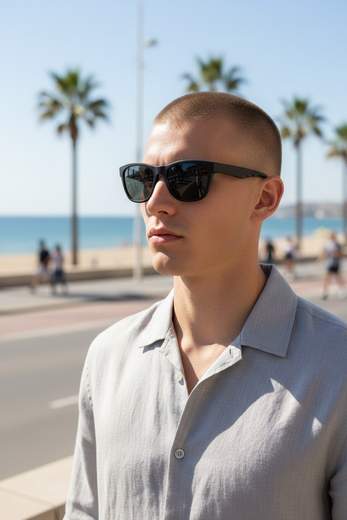 STILL ARES - Occhiali da Sole Uomo con Montatura Leggera e Protezione UV400