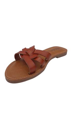 STILL Ciabatte Donna Intrecciate Flat con Fasce Incrociate