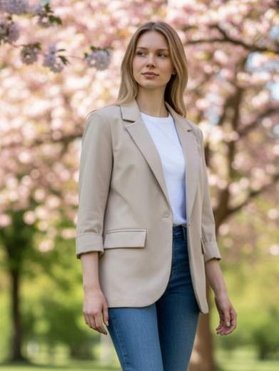 STILL Blazer Donna Monopetto con Colletto Classico – Eleganza Versatile