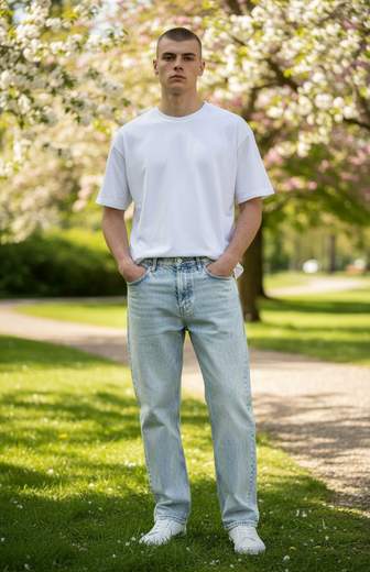 STILL Jeans Uomo Relaxed Fit – Denim Dritto Stile Casual