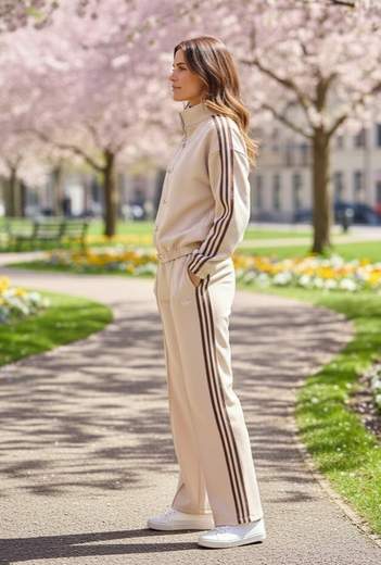 STILL Tuta Casual Chic con Giacca e Pantalone Coordinati