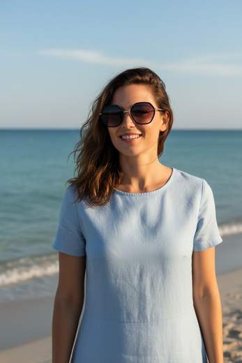 Occhiali da Sole Donna Oversize Geometrici Eleganti